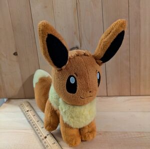 Pokemon Pocket Monsters Brown and Cream Plush Toy